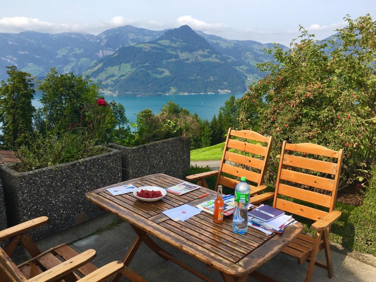 Mountain Peace In The Heart Of Switzerland Appartement Emmetten Buitenkant foto