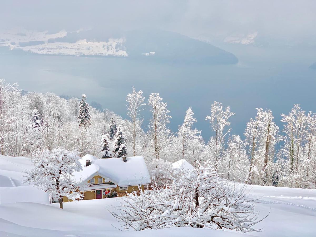 Mountain Peace In The Heart Of Switzerland Appartement Emmetten Buitenkant foto