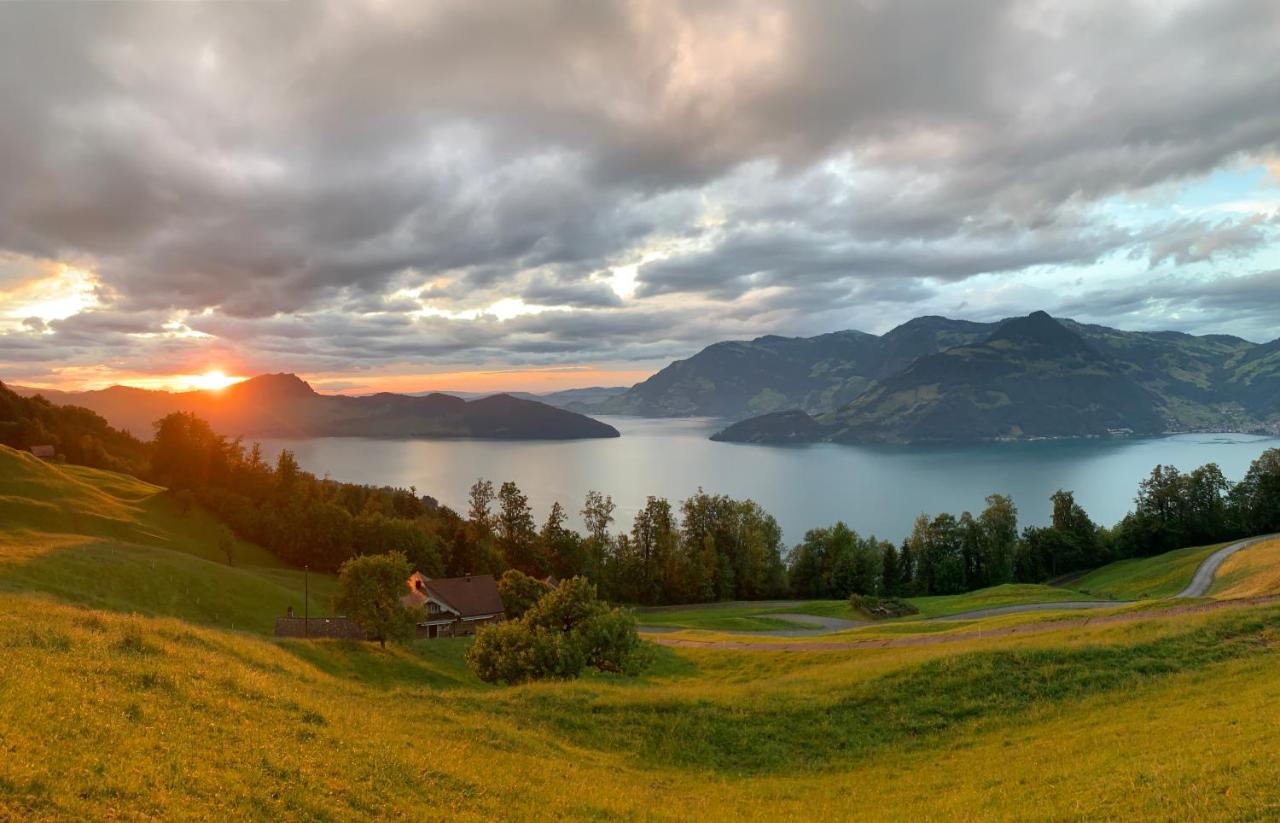 Mountain Peace In The Heart Of Switzerland Appartement Emmetten Buitenkant foto